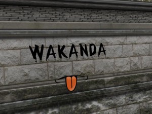 Stadtmauer und Wakandas Beitrag.